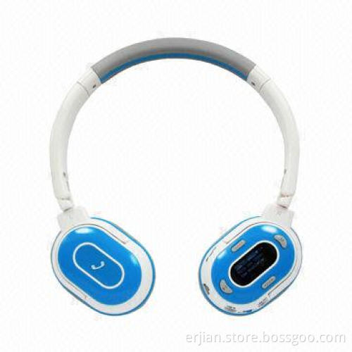Walkie talkie wireless headset, MP3 player with OLED display, Bluetooth function for mobile